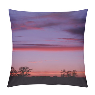 Personality  Silhouetted Landscape Pillow Covers