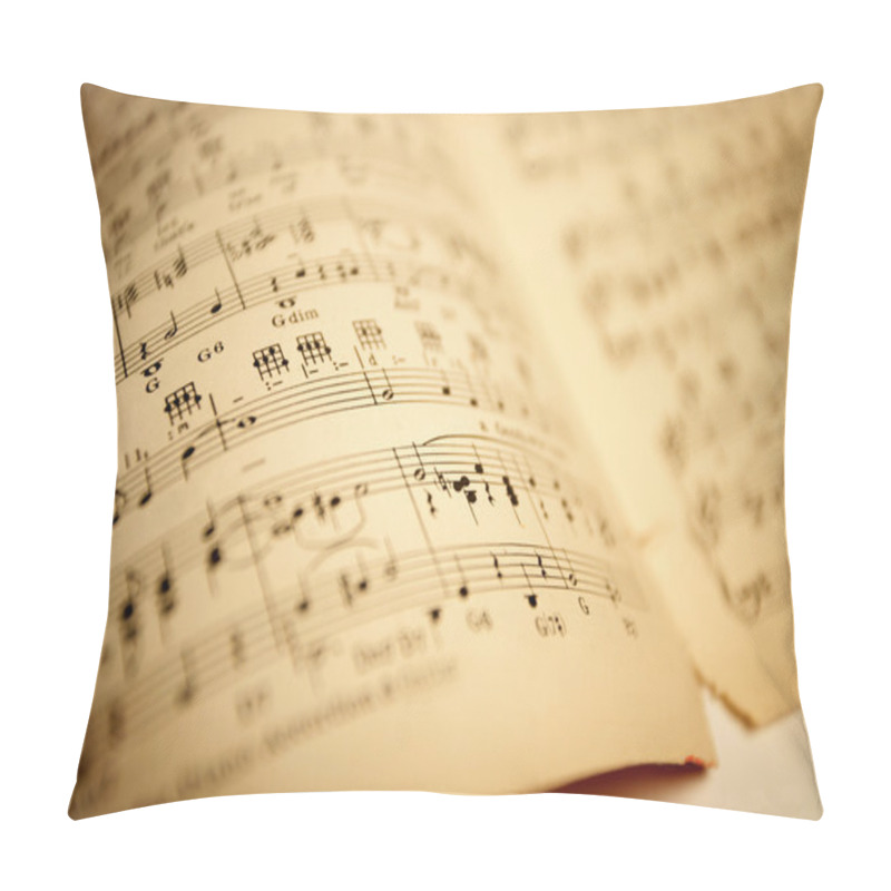 Personality  Old Sheet Music Pillow Covers