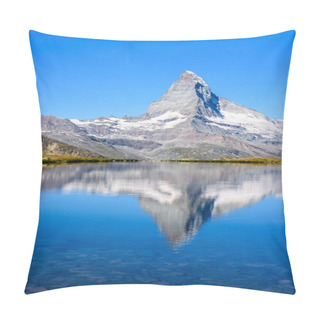 Personality  Stellisee Lake With Reflection Of Matterhorn - Zermatt, Switzerland Pillow Covers
