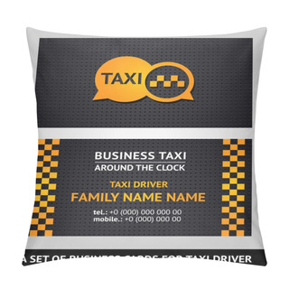 Personality  Business Cards - Taxi Pillow Covers