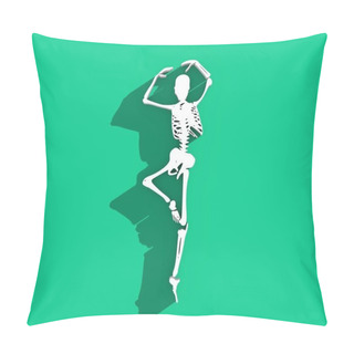 Personality  Halloween Human Skeleton Pillow Covers