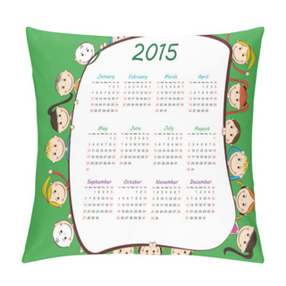 Personality  Calendar 2015 Pillow Covers