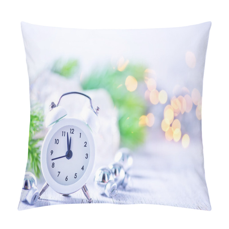 Personality  Christmas decoration and clock pillow covers
