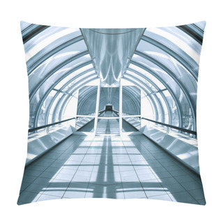 Personality  Blue Hall Of Business Center Pillow Covers