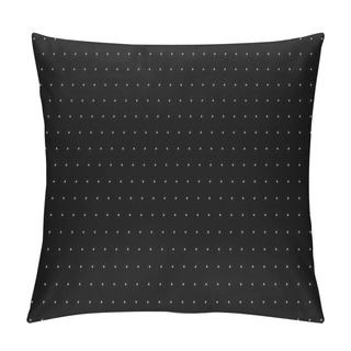 Personality  Abstract Monochrome Background With Random Rhombuses. Black And White Halftone Pattern. Stylish Modern Dotted Texture. Pillow Covers