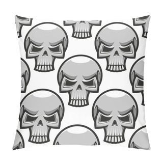 Personality  Seamless Skulls Pattern In Cartoon Style Pillow Covers