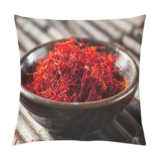 Personality  Raw Organic Red Saffron Spice Pillow Covers