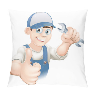 Personality  Thumbs Up Plumber Or Mechanic Pillow Covers