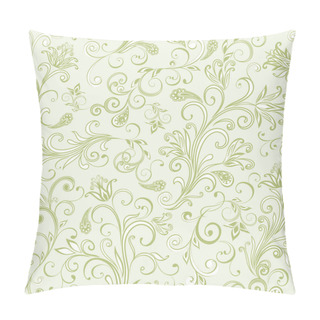 Personality  Abstract Vintage Pattern With Decorative Flowers, Leaves And Paisley Pattern In Oriental Style. Pillow Covers