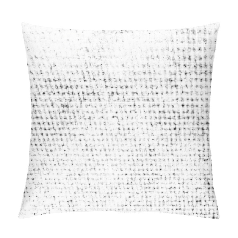 Personality  Black Halftone Texture On White Background. Modern Dotted Futuristic Backdrop. Fade Noise Overlay. Digitally Generated Image. Pop Art Style. Vector Illustration, Eps 10. pillow covers