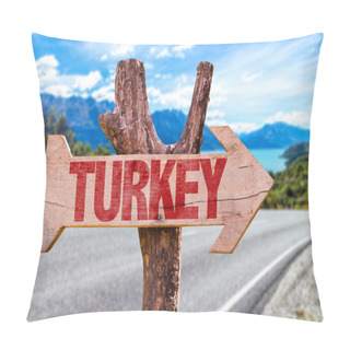 Personality  Turkey Wooden Sign Pillow Covers