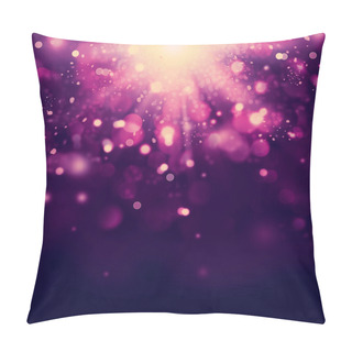 Personality  Violet Abstract Christmas Background Pillow Covers