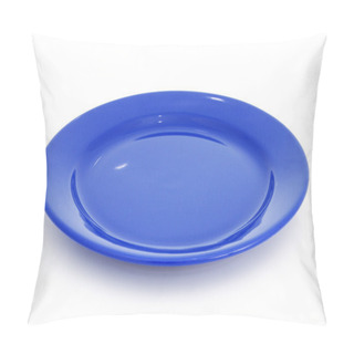 Personality  Blue Plate Pillow Covers