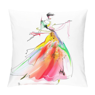 Personality  Pretty Fashion Girl Pillow Covers