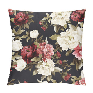 Personality  Floral Pattern With Peony Pillow Covers