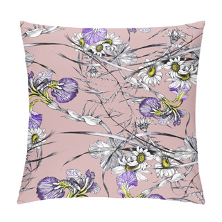 Personality Pattern With Garden Flowers  Pillow Covers