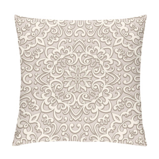 Personality  Vintage Beige Seamless Pattern Pillow Covers