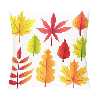 Personality  Autumn Retro Leaves Set Pillow Covers