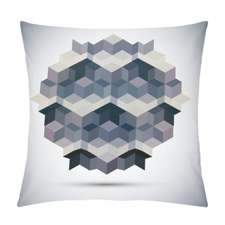 Personality  Hexagon Kaleidoscope Optical Illusion Pillow Covers
