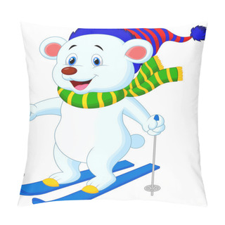 Personality  Cute Polar Bear Pillow Covers