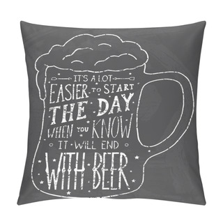 Personality  Hand- Drawn Lettering On The Chalkboard Pillow Covers