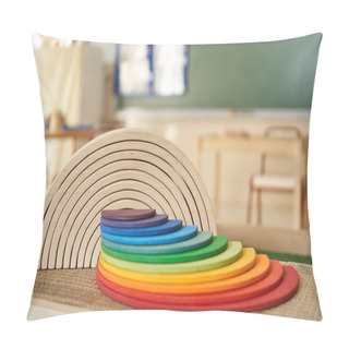 Personality  Waldorf Rainbow And Semicircle Toy Pillow Covers