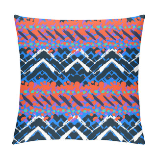 Personality  Grunge Hand Painted Vector Seamless Pattern Pillow Covers