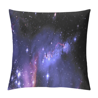 Personality  Nebula And Galaxies In Space. Abstract Cosmos Background Pillow Covers