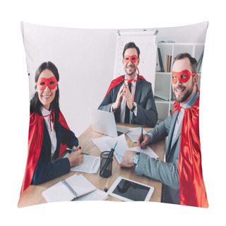 Personality  Super Businesspeople Pillow Covers