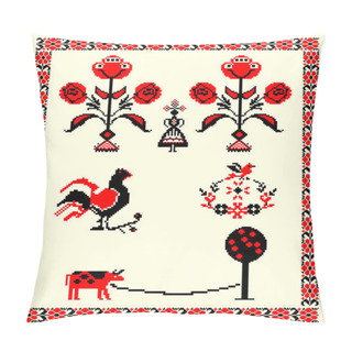 Personality  Folk Ornament Elements Pillow Covers