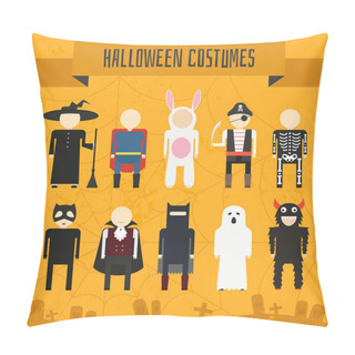 Personality  Halloween Costumes Pillow Covers
