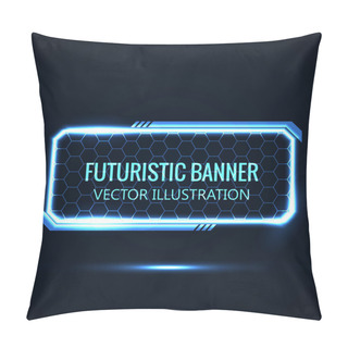 Personality  Futuristic Banner Pillow Covers