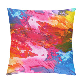 Personality  Abstract Acrylic Hand Painted Background Pillow Covers