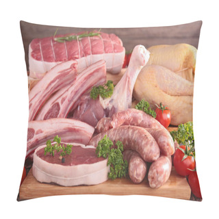 Personality  Variety Raw Meat Pillow Covers