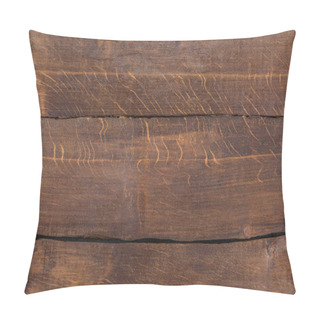 Personality  Brown Wooden Background Pillow Covers