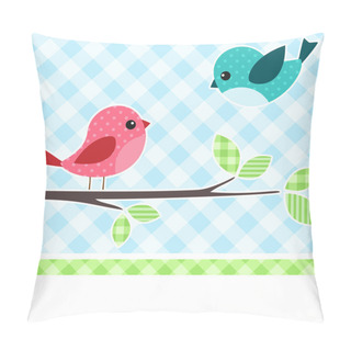 Personality  Birds On Branch Pillow Covers
