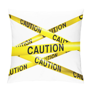 Personality  Caution Tape Pillow Covers