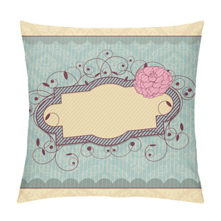 Personality  Vector Vintage Frame Pillow Covers