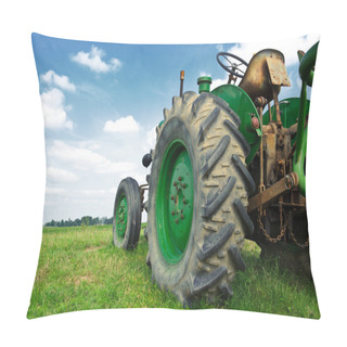 Personality  Old Green Tractor Pillow Covers