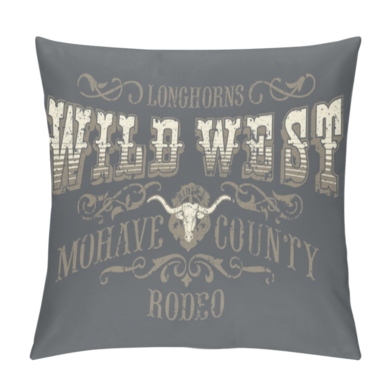 Personality  Wild West Rodeo Pillow Covers