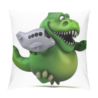 Personality  Cartoon Character Holding Plane Pillow Covers