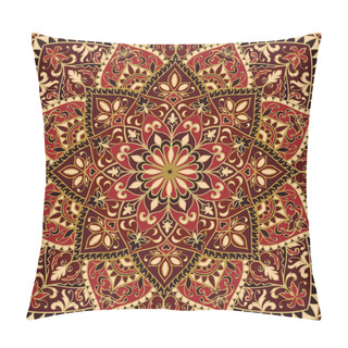 Personality  Ornate Red Pattern. Pillow Covers