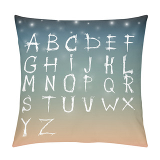Personality  Alphabet Vector Set  Illustration   Pillow Covers