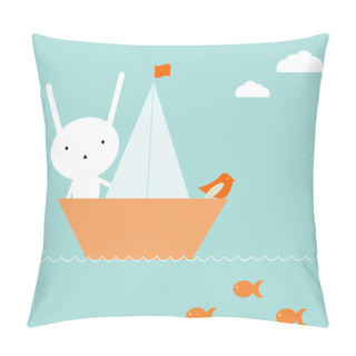 Personality  Bunny The Sailor Pillow Covers