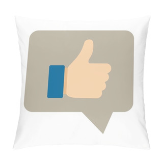 Personality  Feedback, Like Icon Pillow Covers