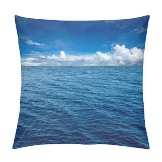 Personality   Tropical Sea . Blue Sea Waves Pillow Covers