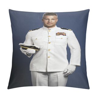 Personality  Handsome Captain Sea Ship Pillow Covers