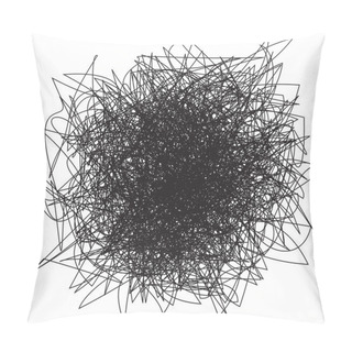 Personality  Scribble Background Pillow Covers