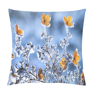 Personality  Winter Flowers Pillow Covers