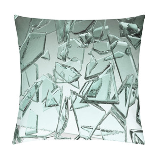 Personality  Pieces Of Transparent Glass Broken Or Cracked  Pillow Covers